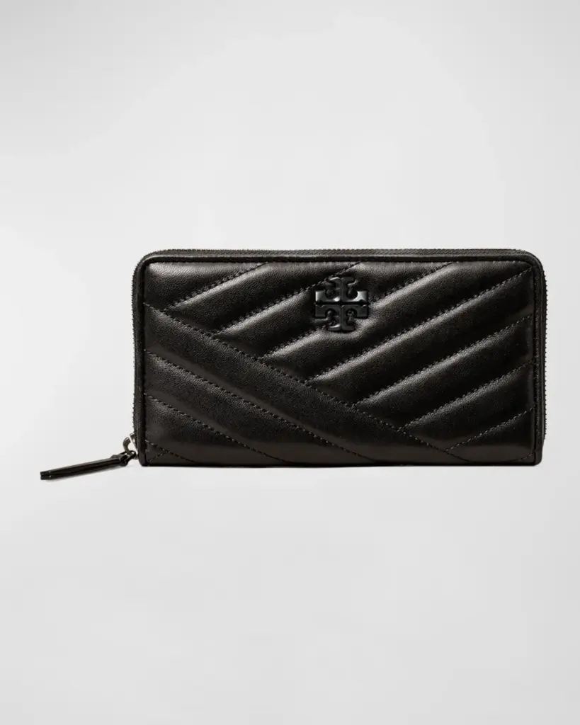 Tory Burch Kira Zip Leather Continental Wallet