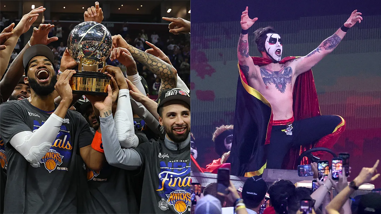 WWE’s Danhausen Un-Cursed the Knicks — Now They’re in the NBA Finals