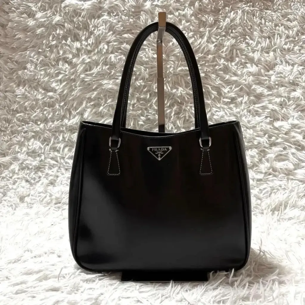 Prada Spazzolato Leather Shoulder Bag