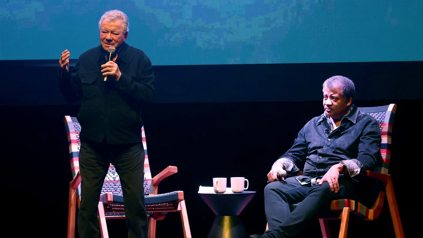William Shatner and Neil deGrasse Tyson Dive Into Quantum Physics, Space Exploration and the Actor’s New Heavy Metal Album