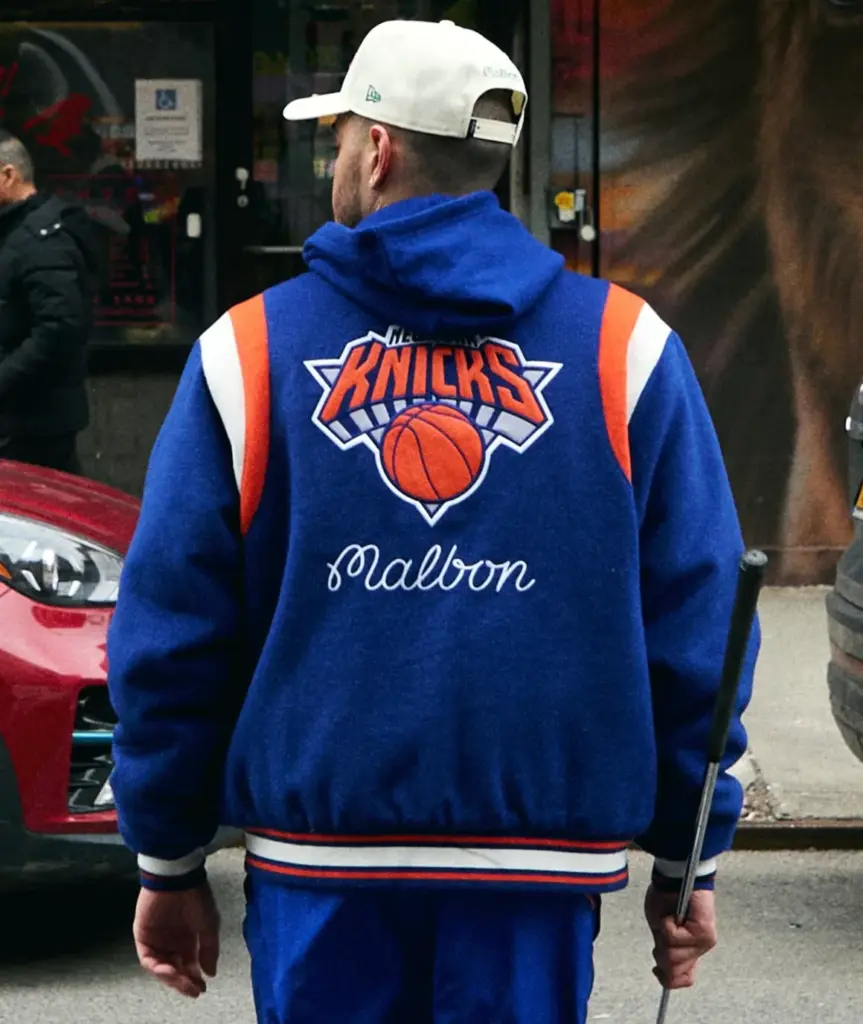 Malbon x Knicks The Garden Varsity Jacket
