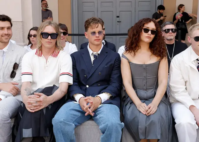 ‘Obsession’ Director Curry Barker Sits Front Row at Thom Browne Milan Fashion Week Show