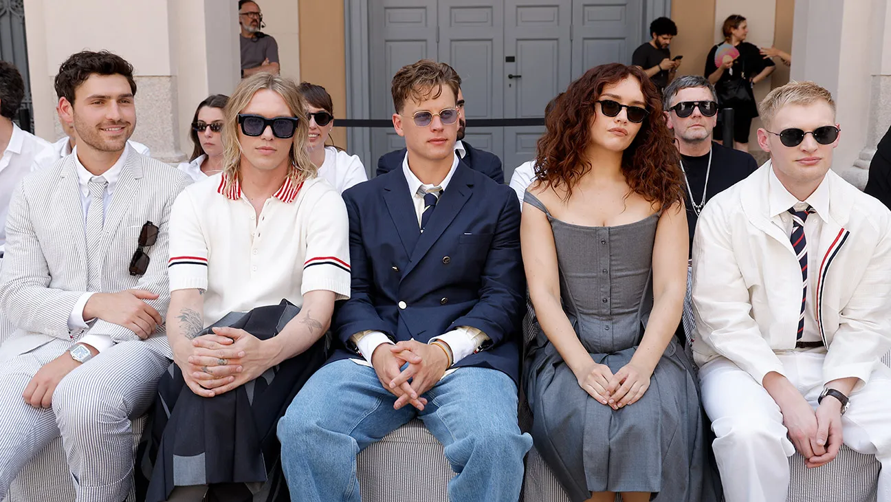 ‘Obsession’ Director Curry Barker Sits Front Row at Thom Browne Milan Fashion Week Show