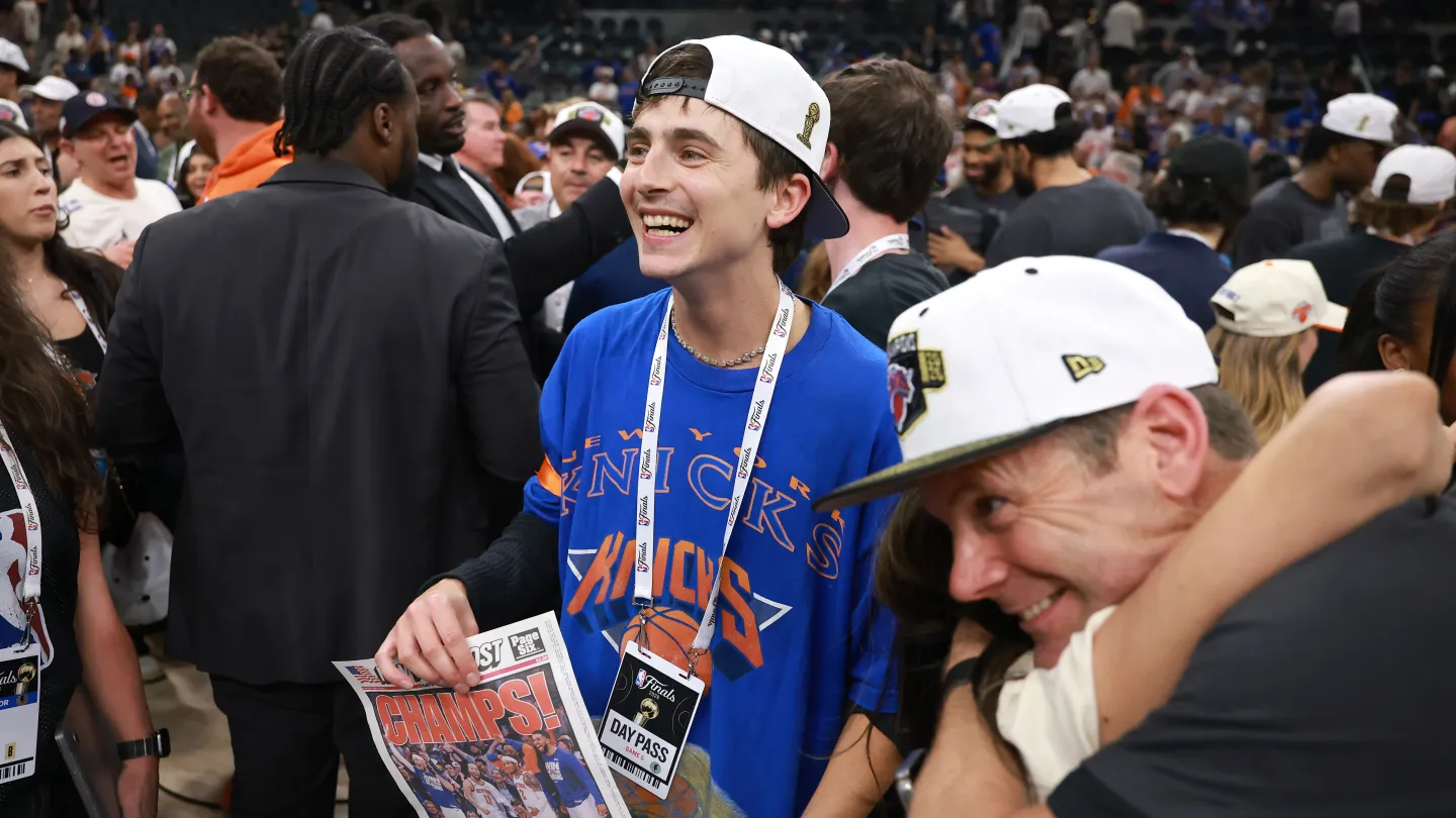 Spike Lee, Timothée Chalamet Celebrate Knicks’ NBA Finals Win: “Way Rather This Than the Oscars”