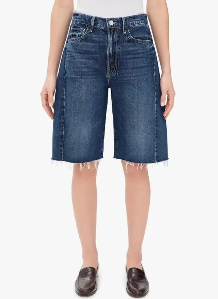 Mother The Half-Pipe Bermuda Fray Shorts