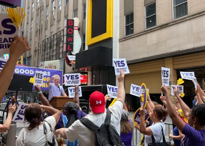 Broadway Cleaners Vote to Authorize Strike: “What This Fight Boils Down to Is Respect”