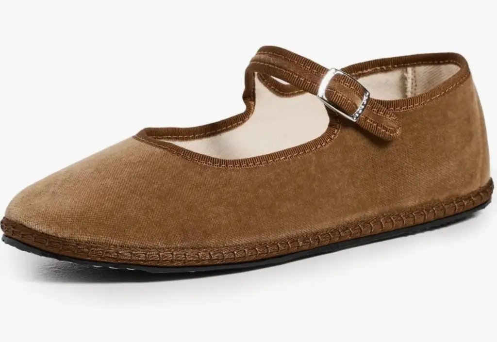 ViBi VENEZiA Velvet Mary Janes Flats