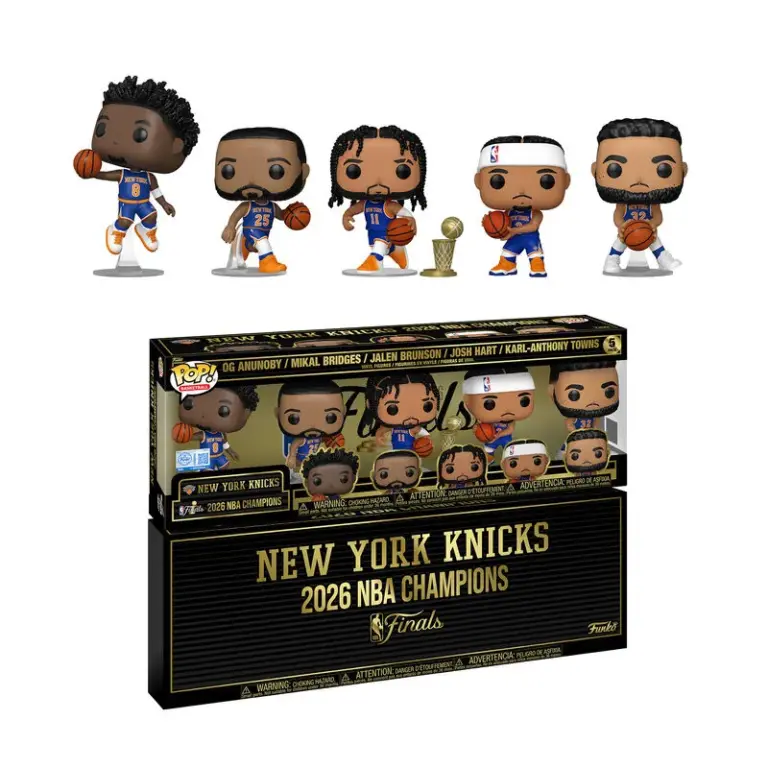 New York Knicks Funko 2026 NBA Finals Champions 5-Pack Vinyl Figure Set