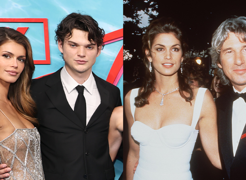 Homer Gere Says It’s “Really Funny” Working With Kaia Gerber on ‘The Shards,’ 30 Years After Famous Parents’ Divorce