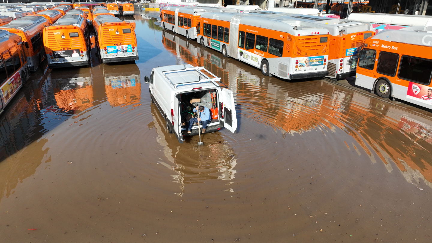 West Hollywood Water Main Break Floods Homes and Cars, Opens Sinkhole