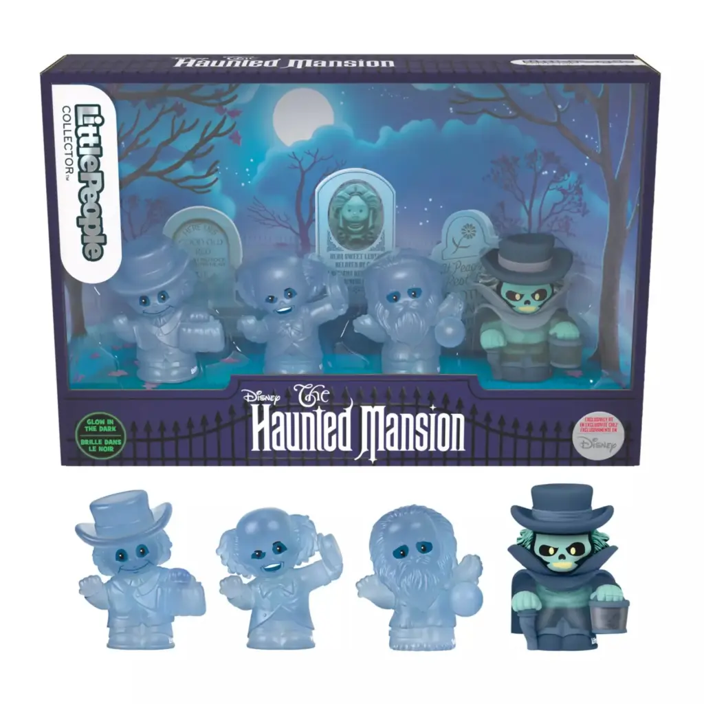 The Haunted Mansion Glow In the Dark Little People Collector Set by Fisher-Price