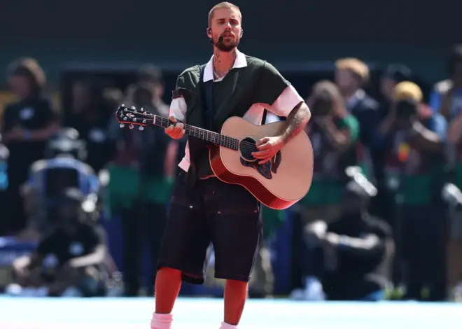 Justin Bieber’s Sneakers Worn During World Cup Final Performance Sold at Auction for Almost $30K