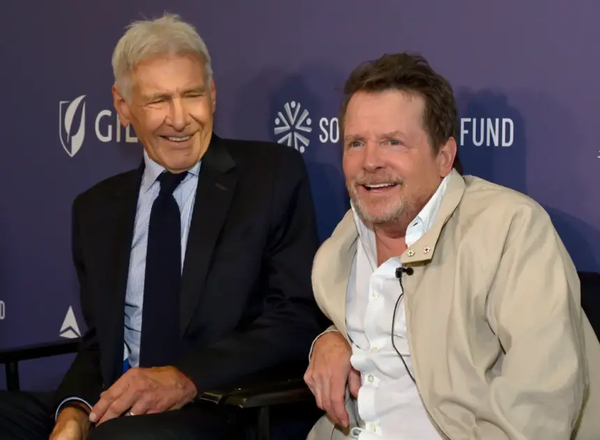 Harrison Ford Celebrates Michael J. Fox as the “Most Stubborn Optimist I Know” at THR’s Social Impact Summit