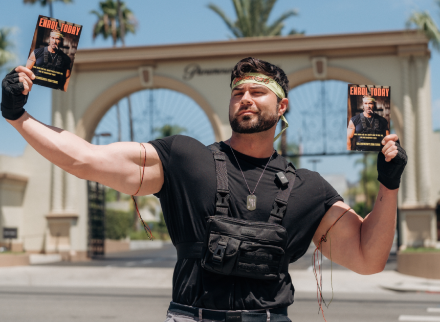 Inside the Gen Z Film Publicity Stunt That Had Manosphere Poster Boy Kyle University Stationed Outside L.A., London Studios (Exclusive)
