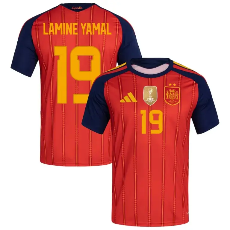 Lamine Yamal Spain Adidas 2026 FIFA World Cup Champions Replica Jersey
