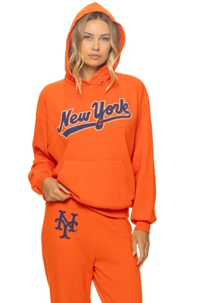 Aviator Nation NY Mets 2026 Relaxed Pullover Hoodie