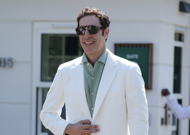Sacha Baron Cohen’s Ali G Makes Surprise Appearance at Wimbledon