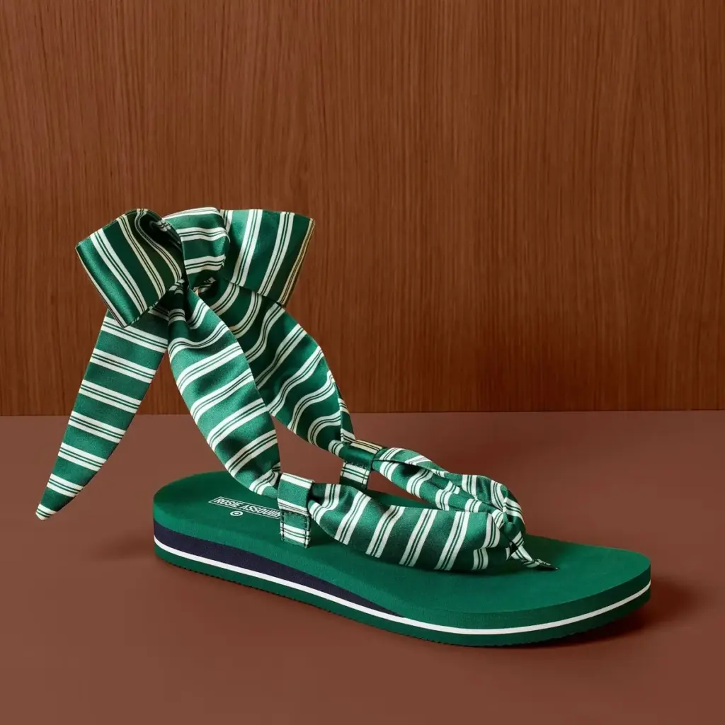 Rosie Assoulin x Target Striped Wrap Sandals