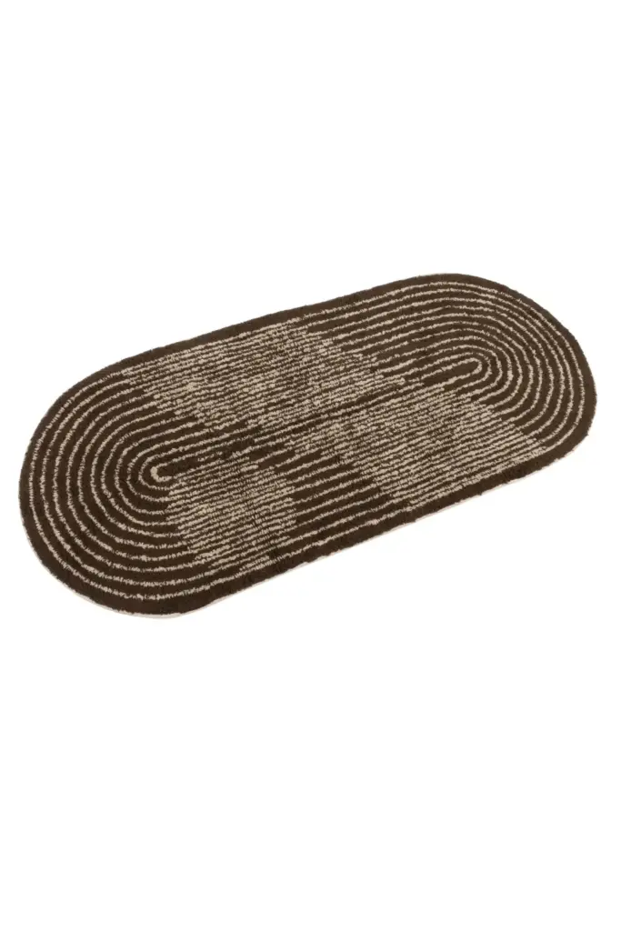 Storied Home Modern Woven Cotton Tufted Rug (63 x 27 Inches)