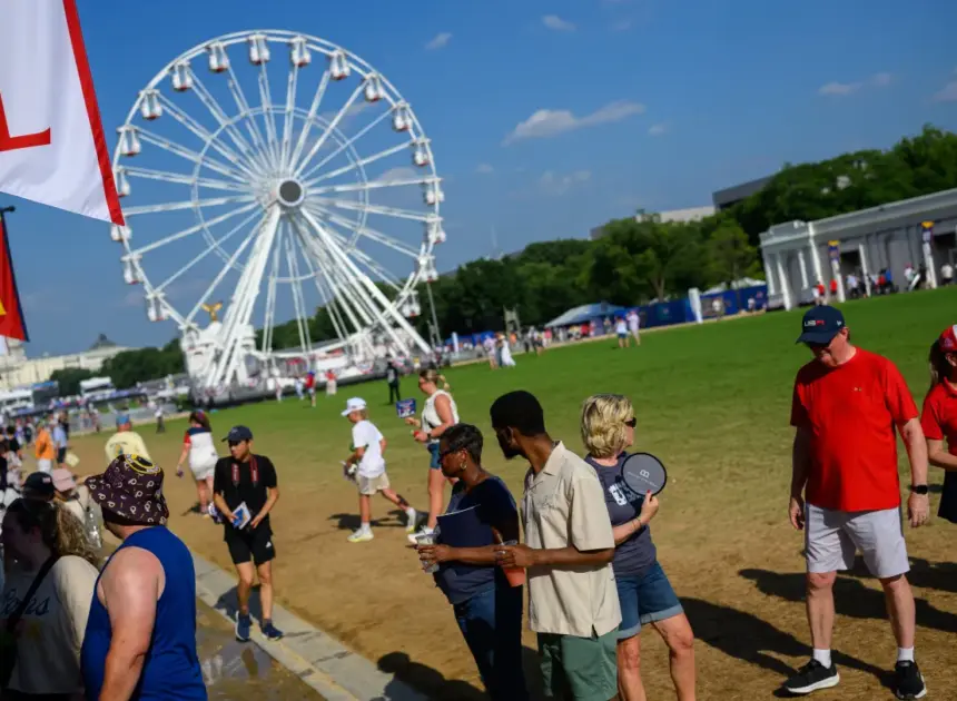 Great American State Fair Attendees on Life Support Amid Extreme Heat in Washington, D.C.