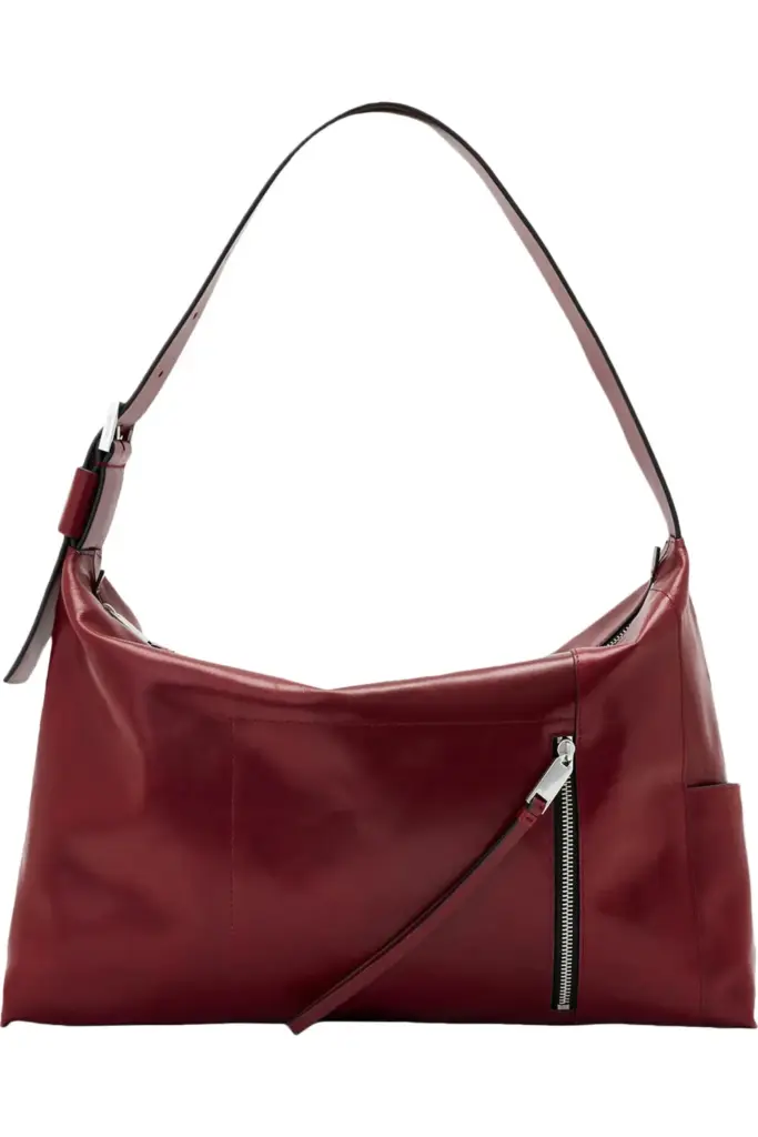 Cos tote bag with croc-effect leather and '90s sleek aesthetic