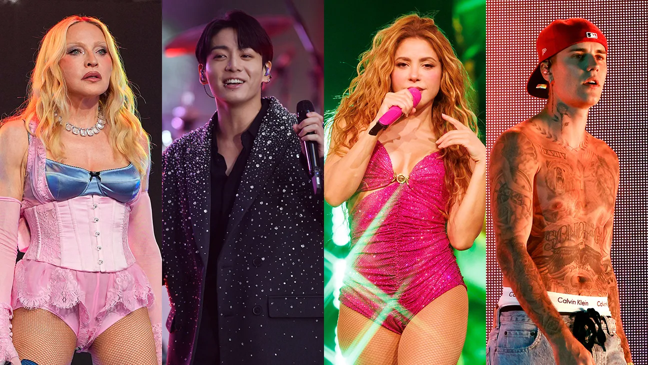 Madonna, Justin Bieber, BTS, Shakira Headline Jam-Packed First-Ever FIFA World Cup Final Halftime Show.