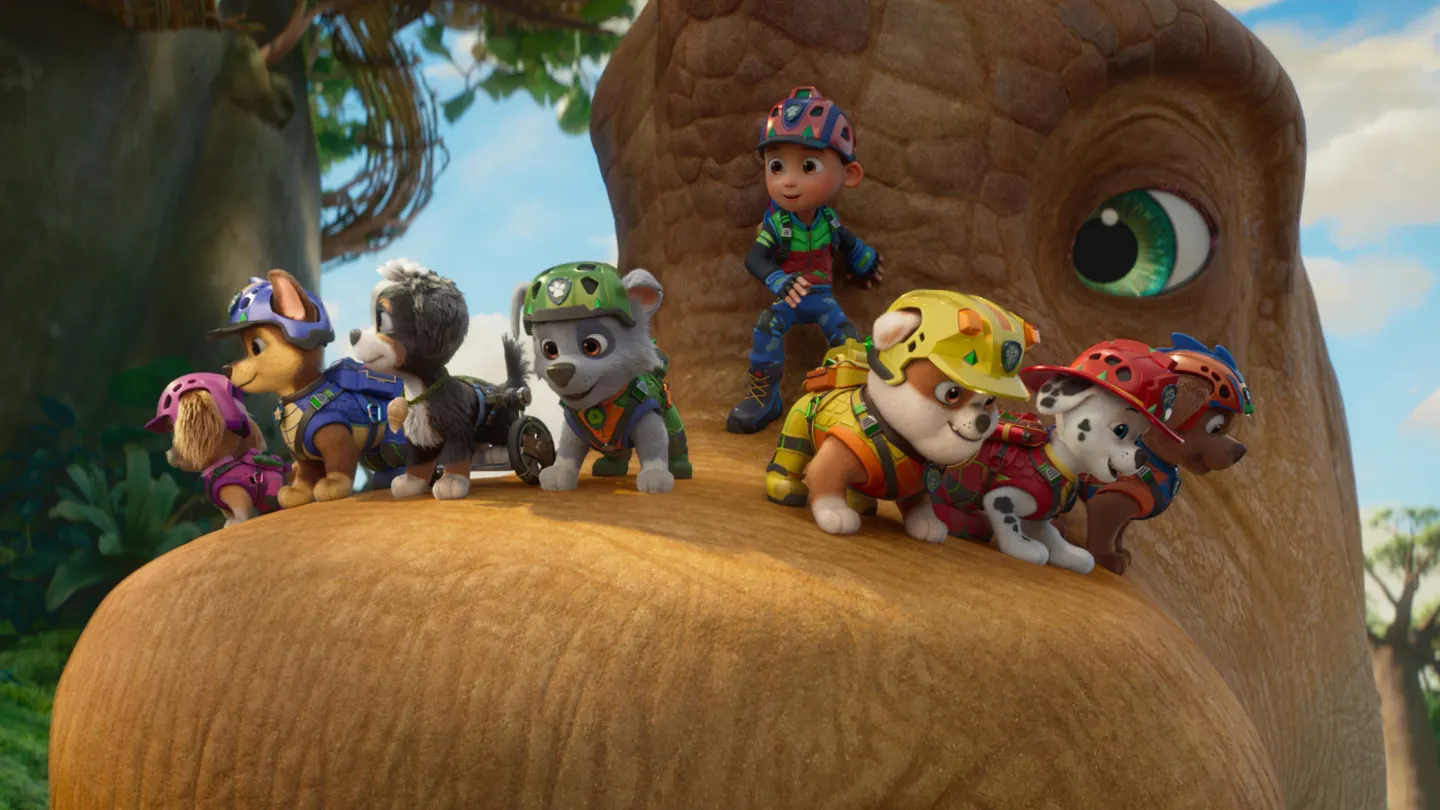 ‘PAW Patrol: The Dino Movie’ Review: Busy New Entry in Pup Franchise Is Exactly What You’d Expect