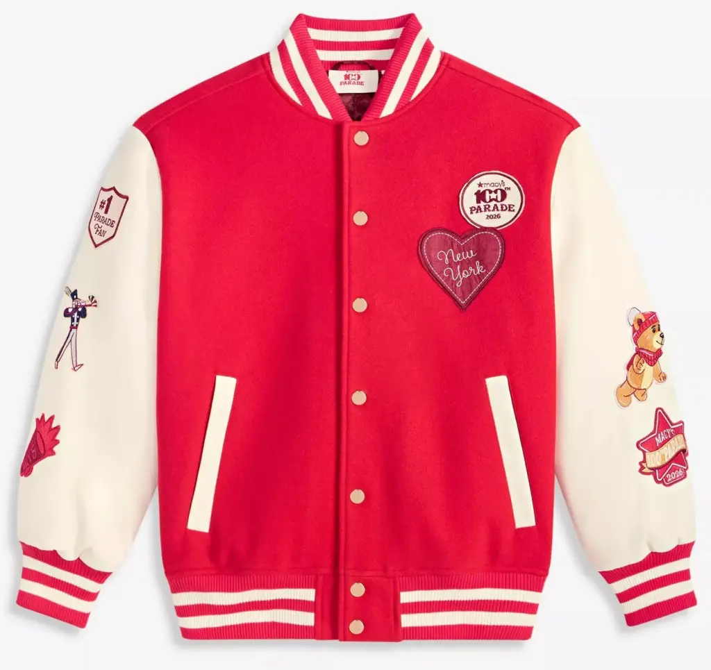 Macy's 100th Thanksgiving Day Parade Adult Varsity Jacket