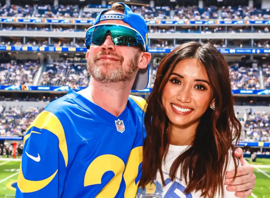 Brenda Song Loves the Los Angeles Rams So Much She Ended Up in a Broadcast Booth at SoFi Stadium