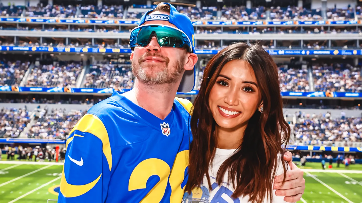 Brenda Song Loves the Los Angeles Rams So Much She Ended Up in a Broadcast Booth at SoFi Stadium