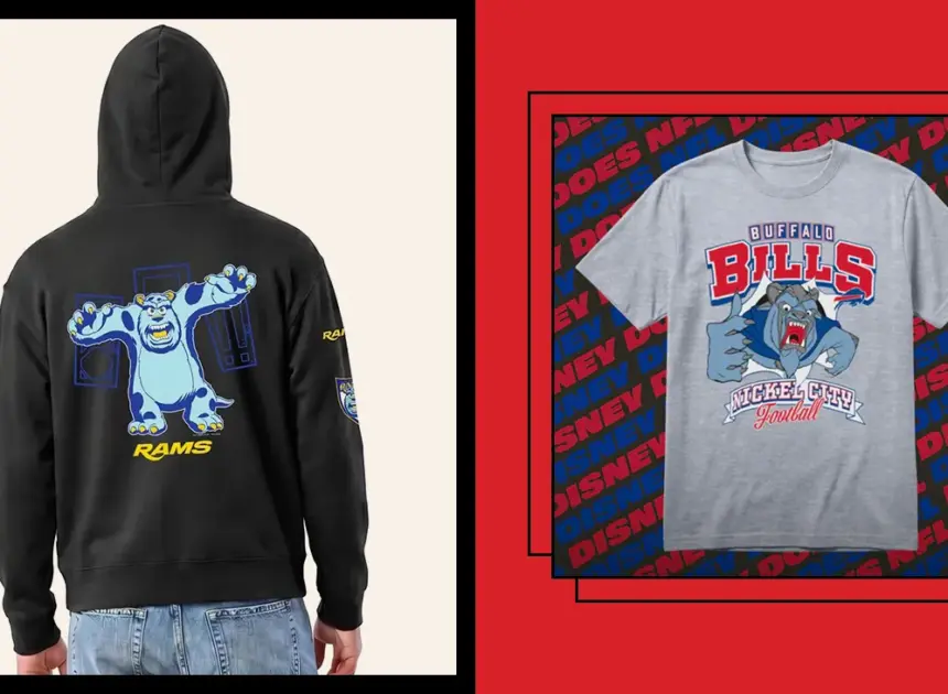 Disney and NFL Fandoms Collide in Character-Inspired Collection of Team Gear