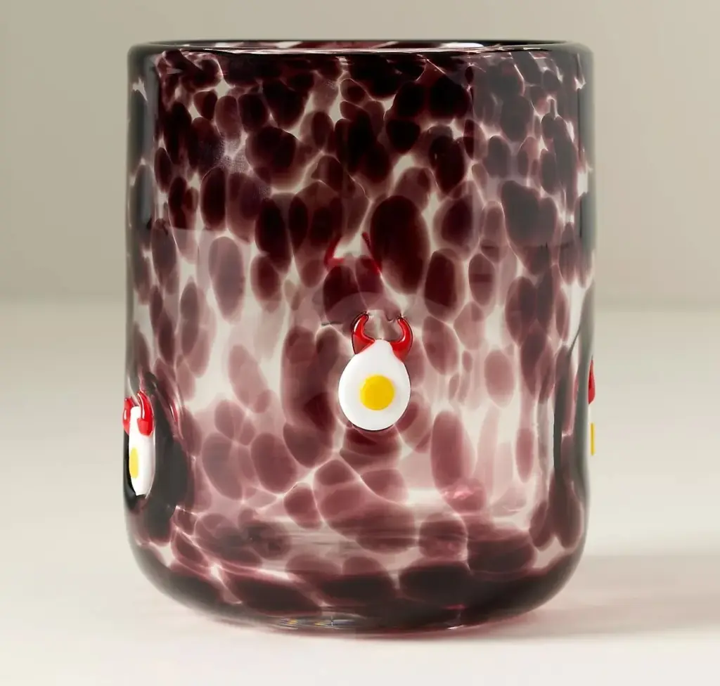 Anthropologie Mystic Halloween Icon Juice Glass