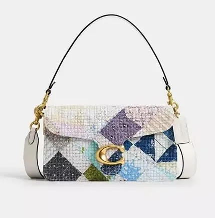 Coach Tabby Shoulder Bag 26 With American Craft Quilting