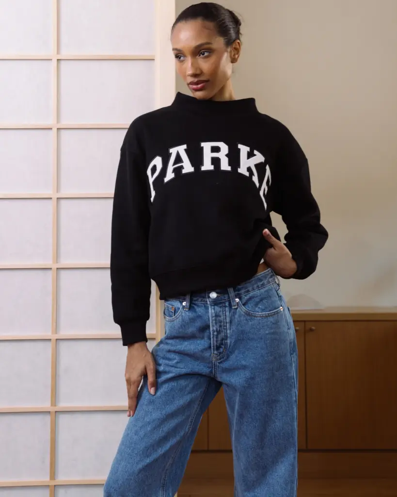 Parke Shrunken Varsity Mockneck
