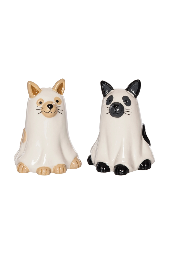 Gallerie II Ghost Cats Halloween Costume Dolomite Salt & Pepper Shakers halloween at Nordstrom 2026