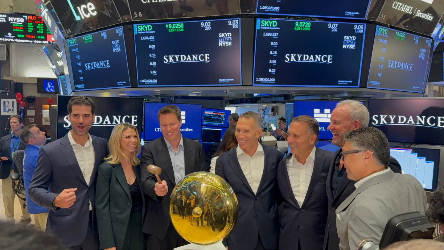 On the Floor as Skydance Tries to Win Over Wall Street
